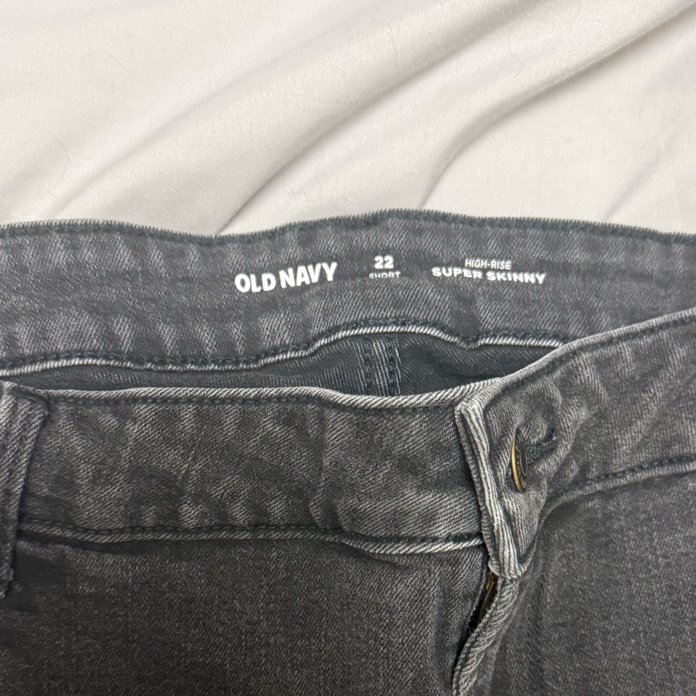 Old Navy High Rise Super Skinny Size 22 Short Jeans - Picture 6 of 10